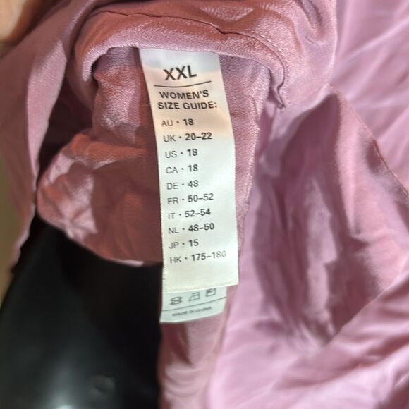 Lilysilk 100% mulberry silk button front hi low top nwt xxl - Picture 3 of 8